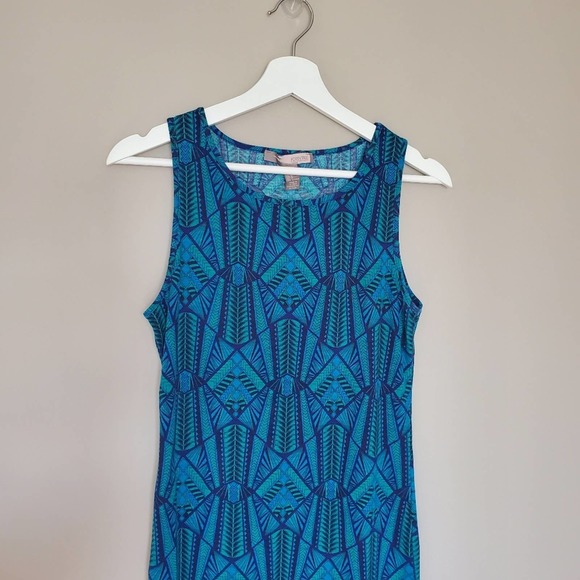 FOREVER 21 | Tribal Print Midi Dress | M - Picture 5 of 8